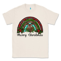 Natural reindeer rainbow christmas Classic Tee - RanaPortraitStore