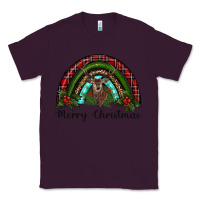 Plum reindeer rainbow christmas Classic Tee - RanaPortraitStore