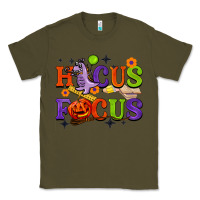 Army Green hocus focus halloween teacher Classic Tee - BarkalooDesign