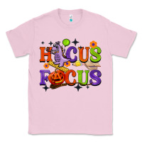 Bubblegum Pink hocus focus halloween teacher Classic Tee - BarkalooDesign