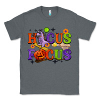 Charcoal Heather hocus focus halloween teacher Classic Tee - BarkalooDesign