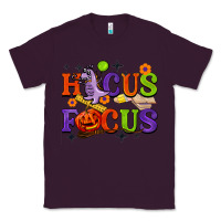 Plum hocus focus halloween teacher Classic Tee - BarkalooDesign