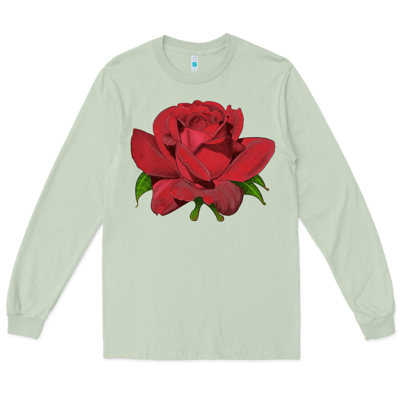 Oklahoma Rose Illustrations Long Sleeve Tee by LillyAllenDesigns | Teevron