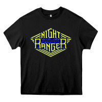 Black night ranger Heavy Core Tee - linhVisuals