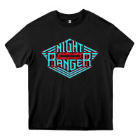 Black night ranger Heavy Core Tee - linhVisuals