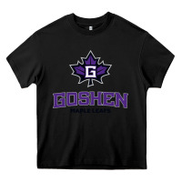 Black goshen college maple leafs2 vectorized Heavy Core Tee - linhVisuals