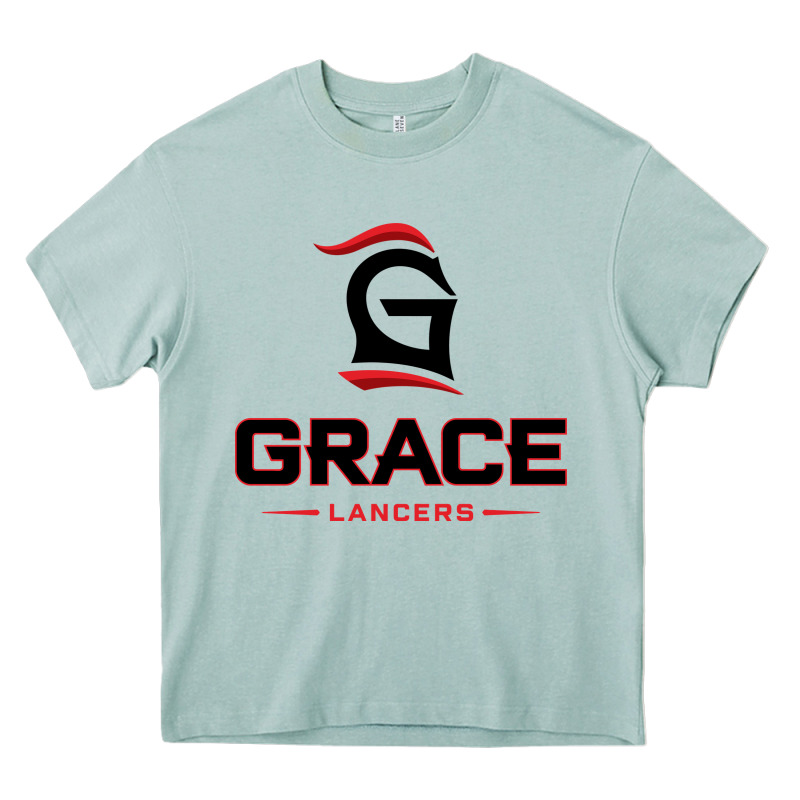 Grace College & Seminary Lancers1 Vectorized Heavy Core Tee by linhVisuals | Teevron