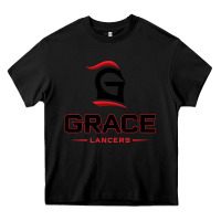 Black grace college & seminary lancers1 vectorized Heavy Core Tee - linhVisuals