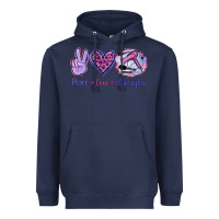 Navy Peace Love Hairstylist Heavyweight Hoodie - Jasminsmagicworld