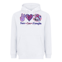 Peace Love Hairstylist Heavyweight Hoodie | Teevron