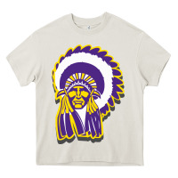 Cream haskell indian Heavy Core Tee - linhVisuals