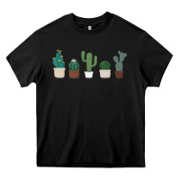 Black cute plant Heavy Core Tee - linhVisuals
