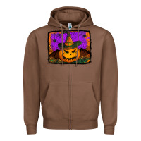 Chestnut jack o' lantern pumpkin Zipper Hoodie - Jasminsmagicworld