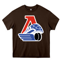 Chocolate Brown lokomotiv yaroslavl Heavy Core Tee - linhVisuals
