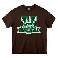 Chocolate Brown The mississippi valley tate university Heavy Core Tee - linhVisuals
