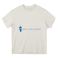 Cream The mount st mary's university Heavy Core Tee - linhVisuals