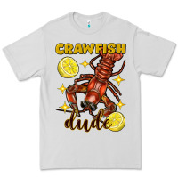 Dove Grey mardi gras crawfish dude Premium Tee - FaDigitalArtStudio