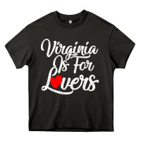 Asphalt virginia is for lovers Heavy Core Tee - linhVisuals