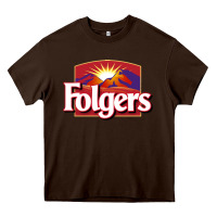 Chocolate Brown Folgers Heavy Core Tee - linhVisuals
