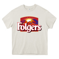 Cream Folgers Heavy Core Tee - linhVisuals