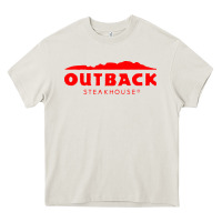 Cream outback steakhouse Heavy Core Tee - linhVisuals