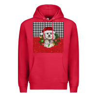 Cardinal Christmas Bichon frise dog Premium Hoodie - BarkalooDesign