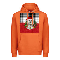 Carrot Christmas Bichon frise dog Premium Hoodie - BarkalooDesign