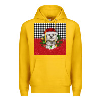Lemon Christmas Bichon frise dog Premium Hoodie - BarkalooDesign