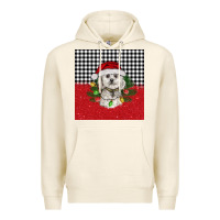 Tofu Christmas Bichon frise dog Premium Hoodie - BarkalooDesign