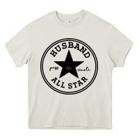 Cream all star husband Heavy Core Tee - linhVisuals