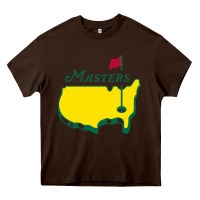Chocolate Brown MASTER GOLF TOURNAMENT Heavy Core Tee - linhVisuals