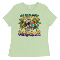Matcha Summer Searchin Ladies Tee - CowhideDigitalArt