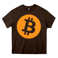 Chocolate Brown bitcoin ledger blockchain satoshi btc Heavy Core Tee - linhVisuals