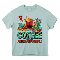 Arona Coffee And American Football Coffee Cups Heavy Core Tee - FaDigitalArtStudio