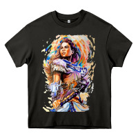 Asphalt ALOY - HORIZON FORBIDDEN WEST Heavy Core Tee - linhVisuals