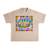 French Oak Beach Life Urban Heavy Tee - CowhideDigitalArt