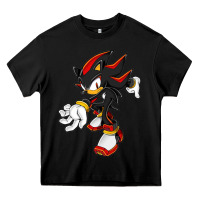 Black Shadow The Hedgehog Heavy Core Tee - linhVisuals