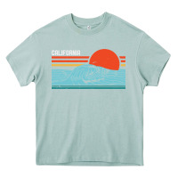 Arona vintage california wave surf retro 80s california beach surfing Heavy Core Tee - linhVisuals