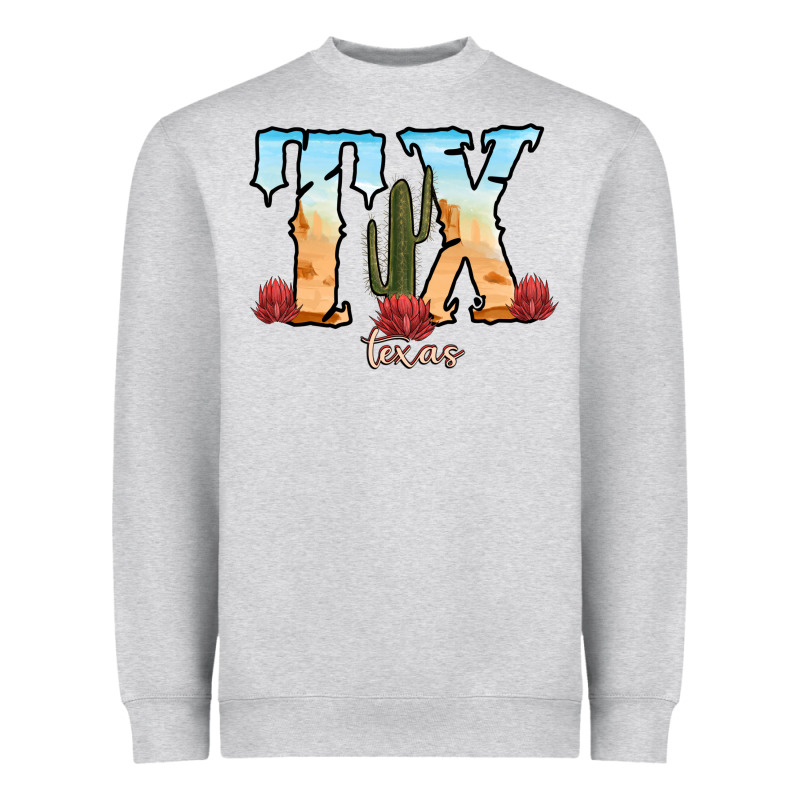 Texas Cactus Heavyweight Sweatshirt by RanaPortraitStore | Teevron