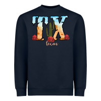 Navy texas cactus Heavyweight Sweatshirt - RanaPortraitStore
