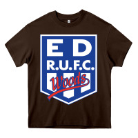 Chocolate Brown eastwood rugby Heavy Core Tee - linhVisuals