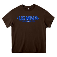 Chocolate Brown The usmma mariners Heavy Core Tee - linhVisuals