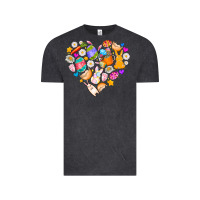 Vintage Black Easter Love Vintage Tee - CowhideDigitalArt