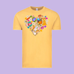 Easter Love Vintage Tee Designed By Cowhidedigitalart