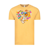Vintage Mustard Easter Love Vintage Tee - CowhideDigitalArt