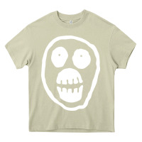Mossy the mighty boosh monkey skull Heavy Core Tee - linhVisuals