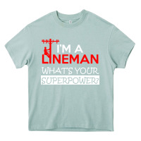 Arona im a lineman whats your superpower Heavy Core Tee - linhVisuals