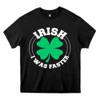 Black irish i was faster Heavy Core Tee - linhVisuals