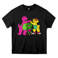 Black barney legendary Heavy Core Tee - linhVisuals