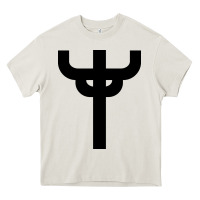 Cream red-judas-priest cross Heavy Core Tee - linhVisuals
